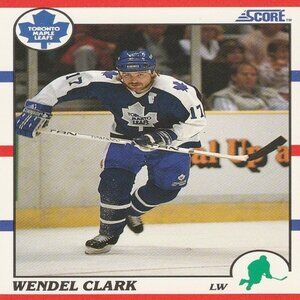 Wendel Clark - 1990 Score Hockey Card